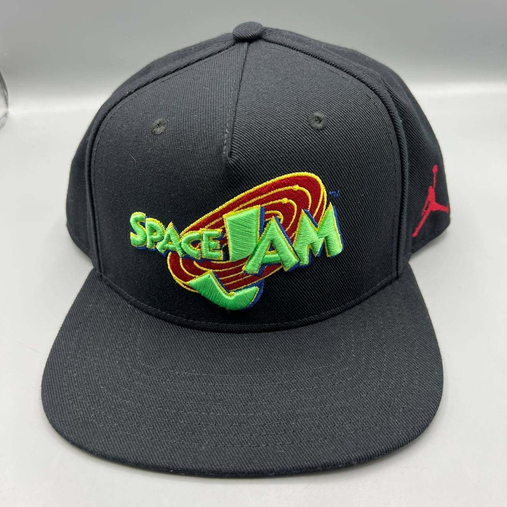 Air Jordan Hat Men Black Space Jam Jumpman Snap Back Cap